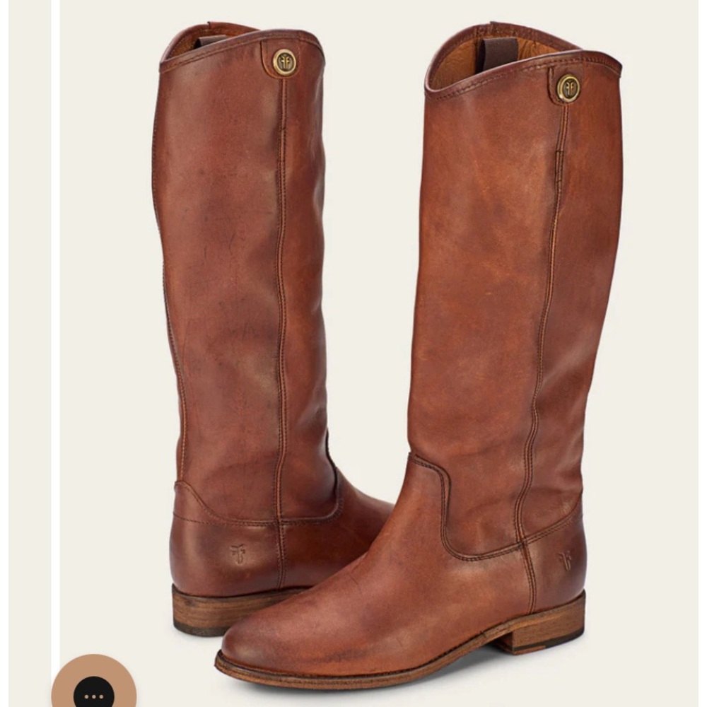 Frye Melissa boots extended calf